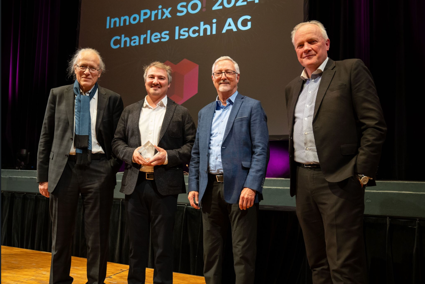 Charles Ischi AG wins InnoPrix SO! by Baloise CH for our innovative DISI Evo disintegration tester